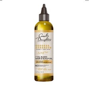 BNIB Carols Daughter Goddess Strength Castor
Hair Oil 4.2 fl oz